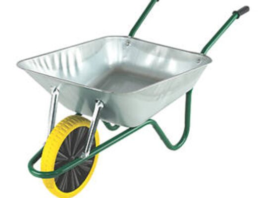 WHEELBARROW 85LTR GARDENING/BUILDING EASY-LOAD